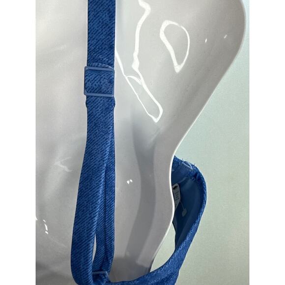 AERIE SWIMWEAR Women's Unlined Underwired Denim Print Bra 38D NWOT - Picture 5 of 9